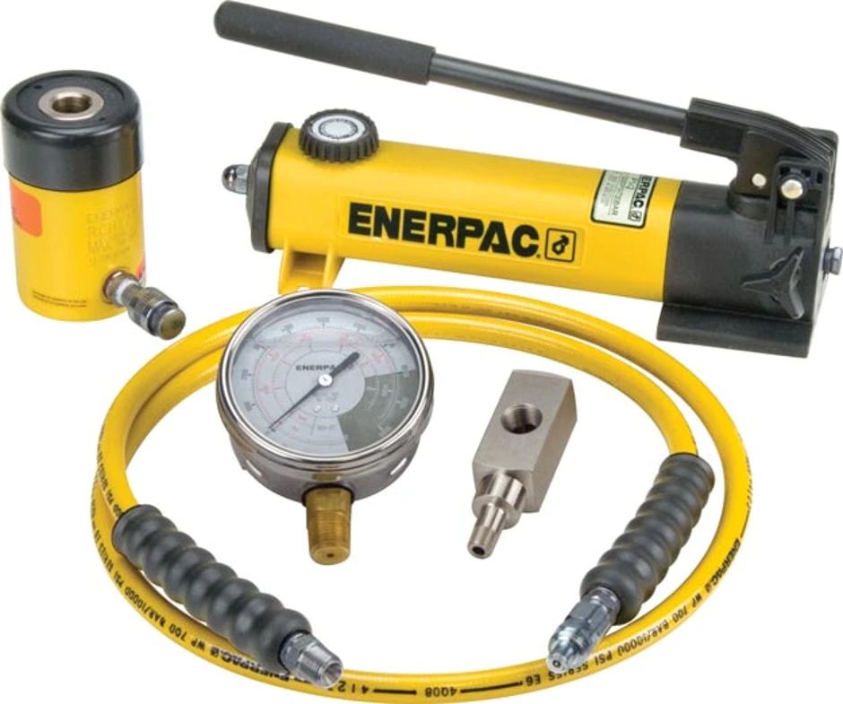 Ensemble pompe + vérin maximum 700 bar série RCH Enerpac