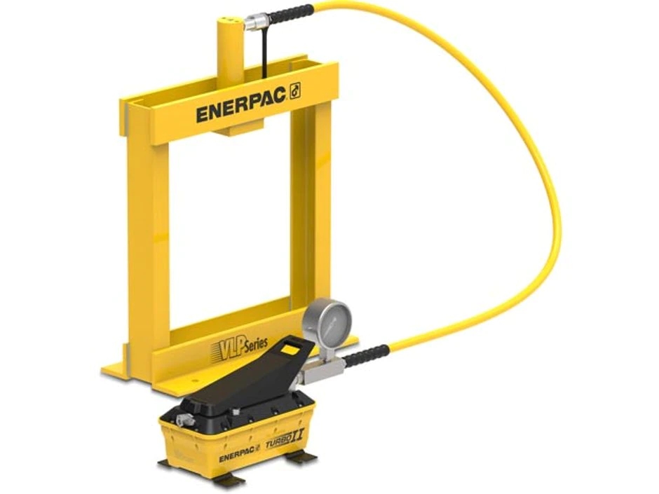 Presse d'établi avec vérin RC106 et pompe à air PATG1102N série VLP Enerpac