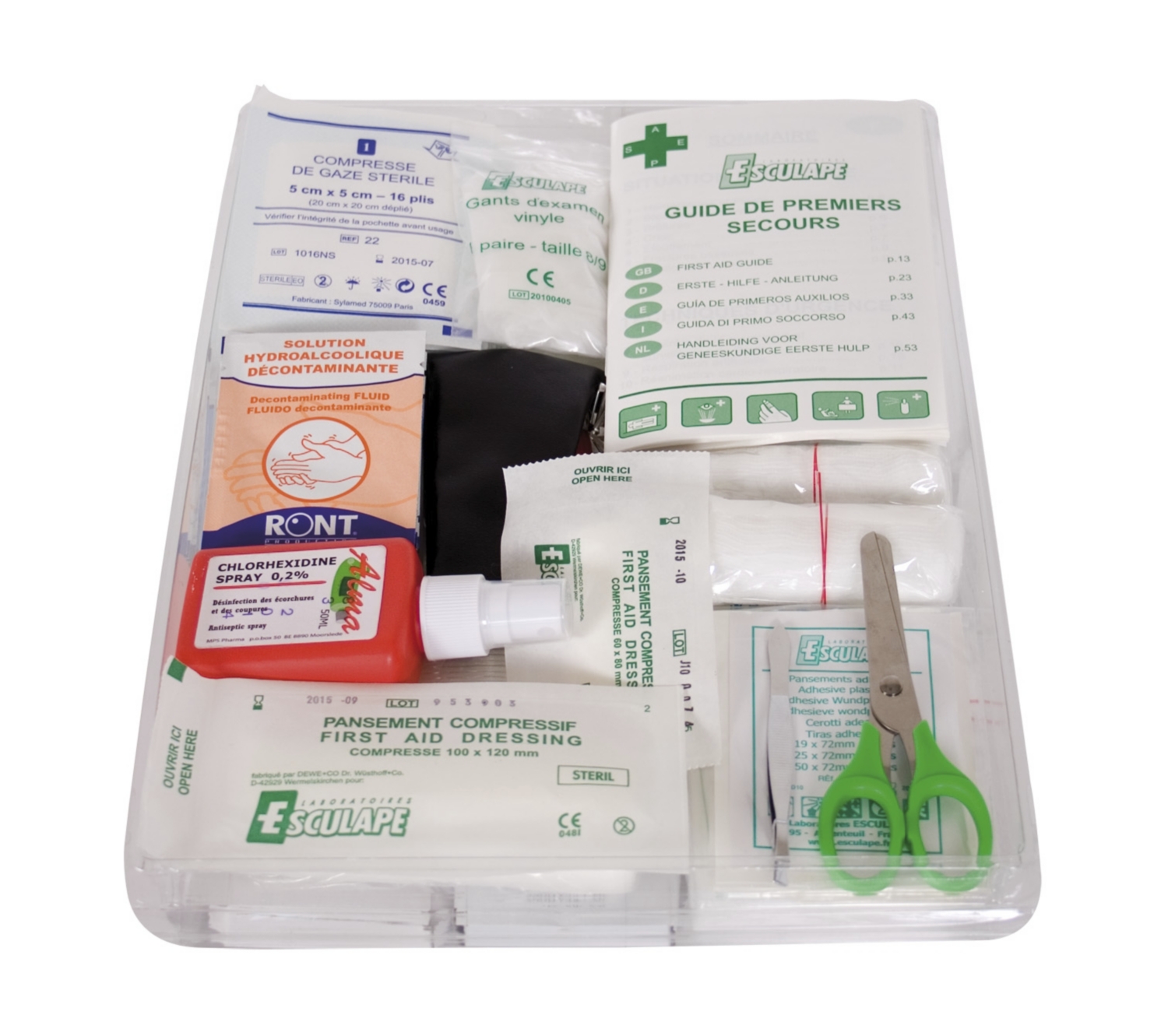 Recharge trousse de secours 8 personnes Esculape