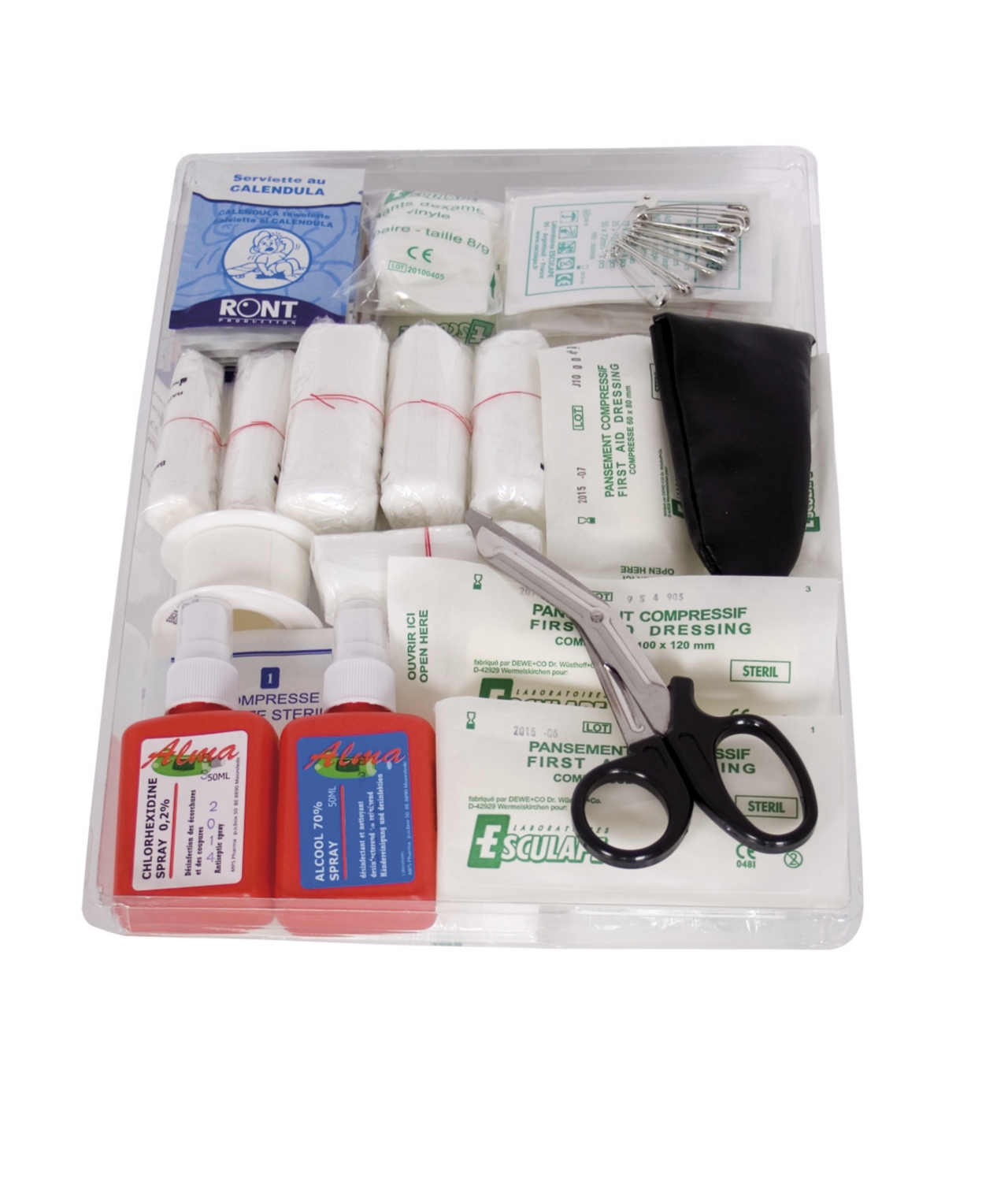 Recharge trousse de secours 10 personnes Esculape