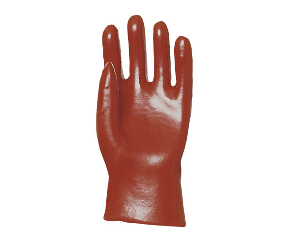 Gants pvc rouge enduit, modèle standard, 27 cm Coverguard