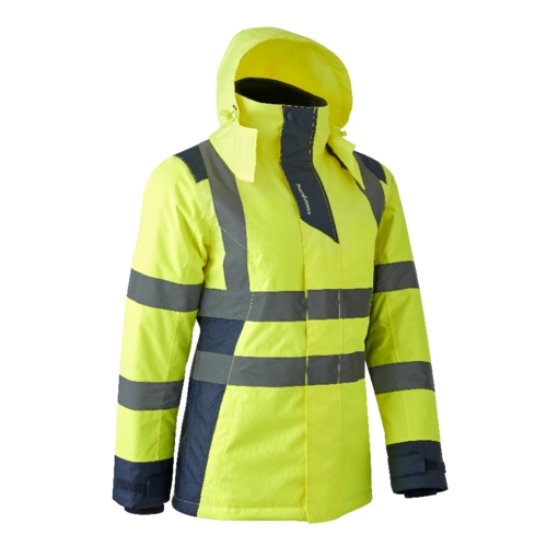Parka HV polyester enduit PU femme Hora jaune Coverguard