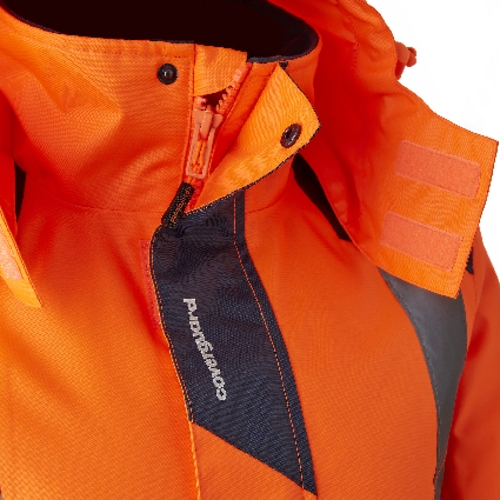Parka HV polyester enduit PU femme Hora orange Coverguard