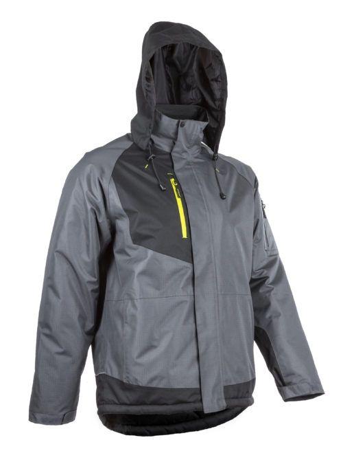 Parka Ripstop mixte Yuzu II gris anthracite / lime Coverguard