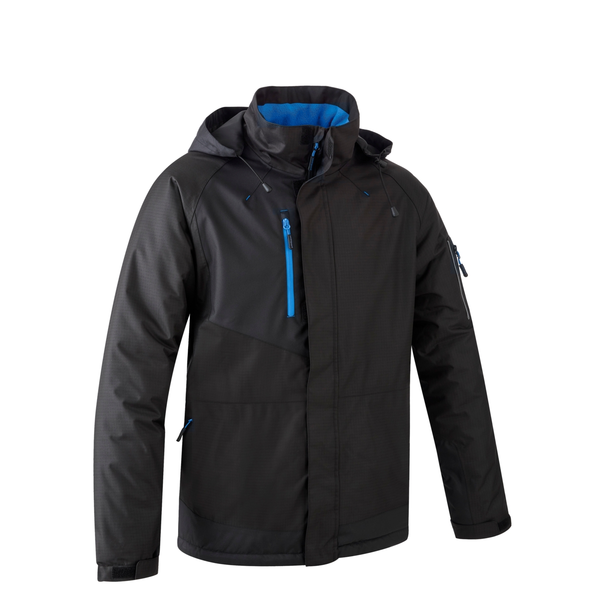 Parka HV polyester mixte Yuzu II noir / bleu