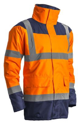 Parka Keta HV - Orange / Marine Coverguard