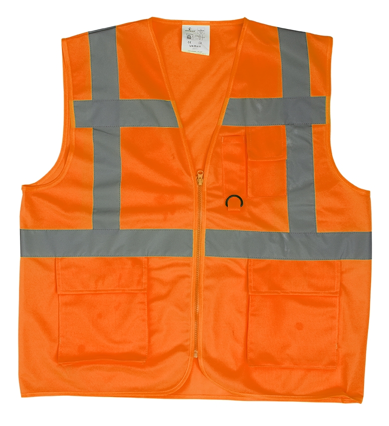 Gilet de sécurité orange – Pièce moto et scooter