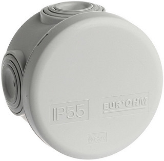 Eur'Ohm - Boîte de Dérivation encastrée - Étanche à l'air - 250x190x50 -  Réf : 51016 - ELECdirect Vente Matériel Électrique