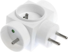 FURBER.power Bloc multiprises 5x T13 avec interrupteur Blanc - FUR-SL5S 