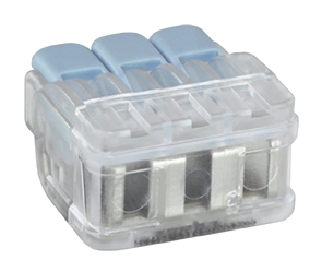 Borne de connexion Fast lock à levier souple et rigide - 6 mm² Eur'Ohm