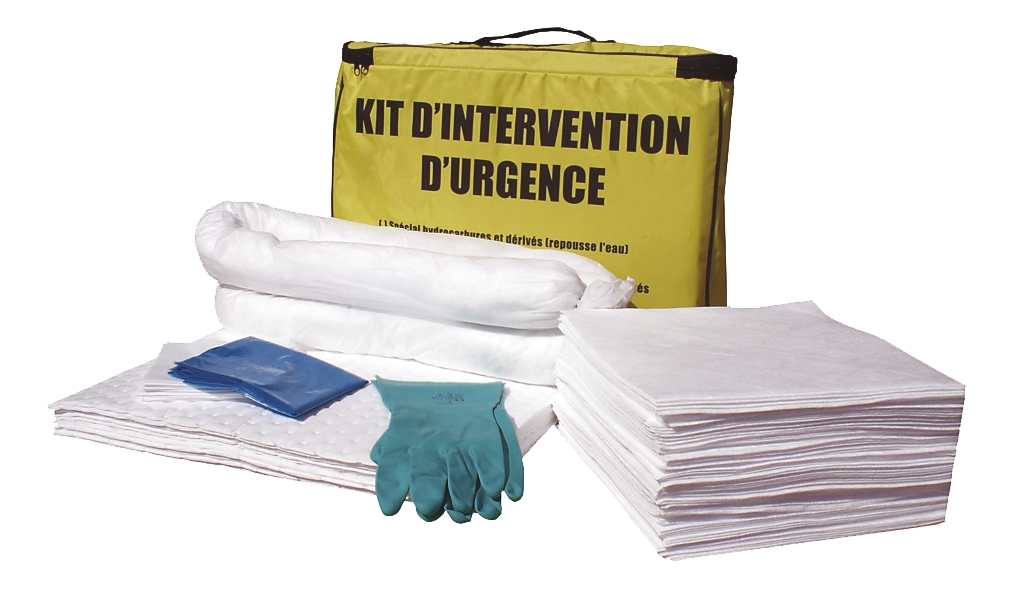 Kit d'intervention 50 L hydrocarbures Eurosorb