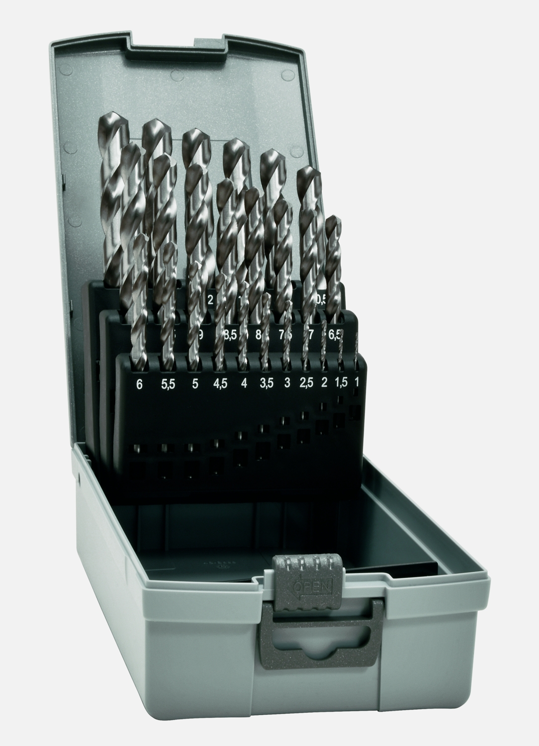  Coffret 25 forets HSS Acier 