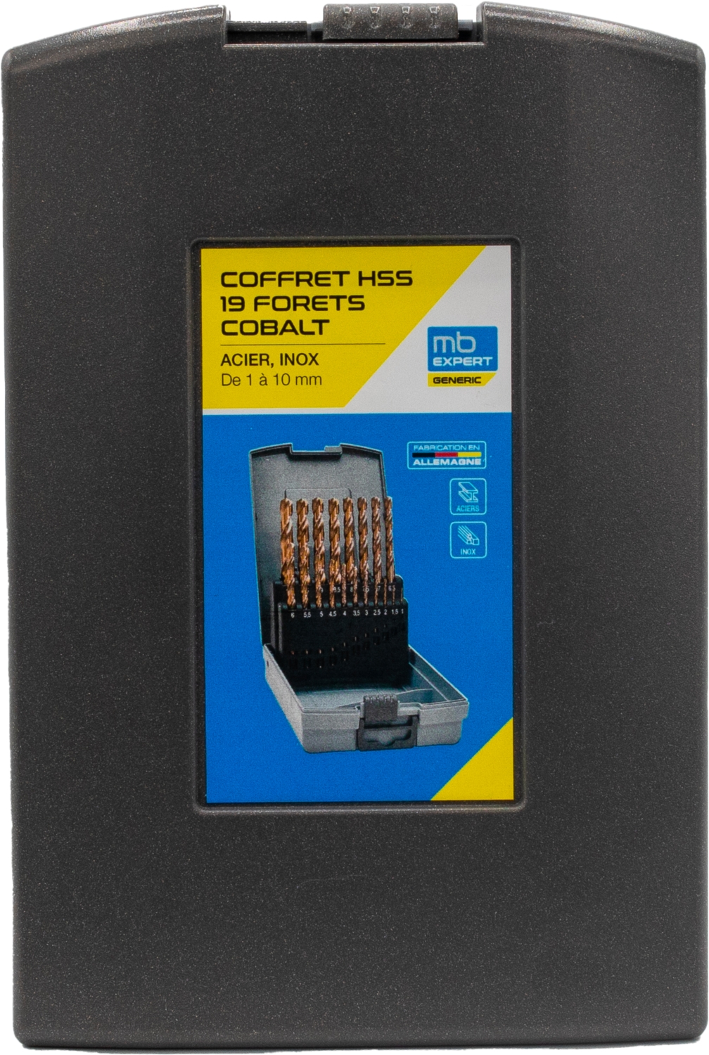 Coffret 19 Forets HSS Cobalt MB Expert
