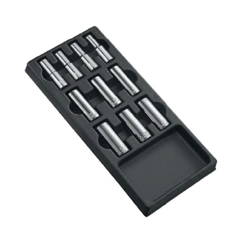 Module de 10 douilles longues 1/2" 