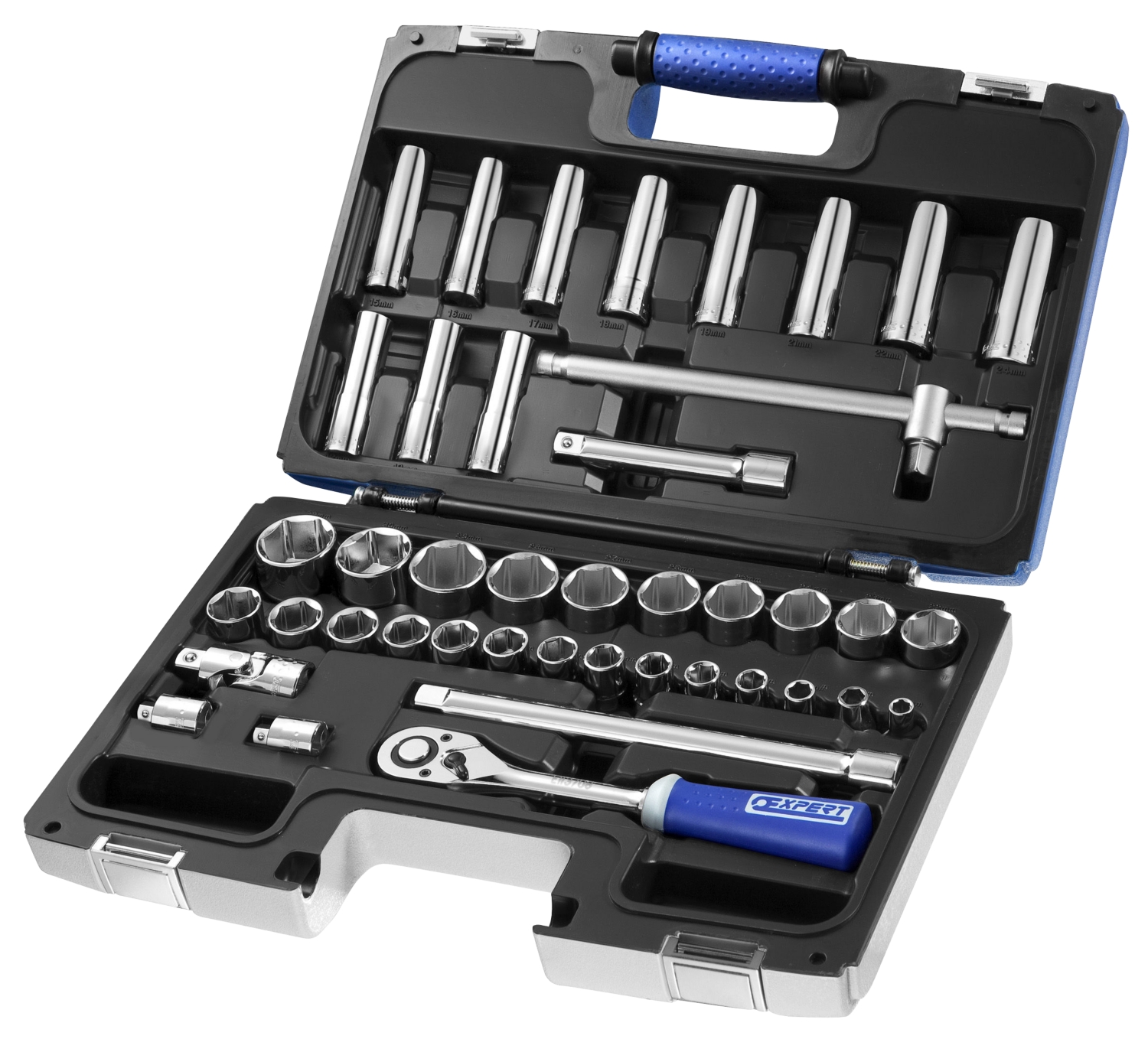 Douilles et accessoires 1/2" coffret 42 pièces Expert