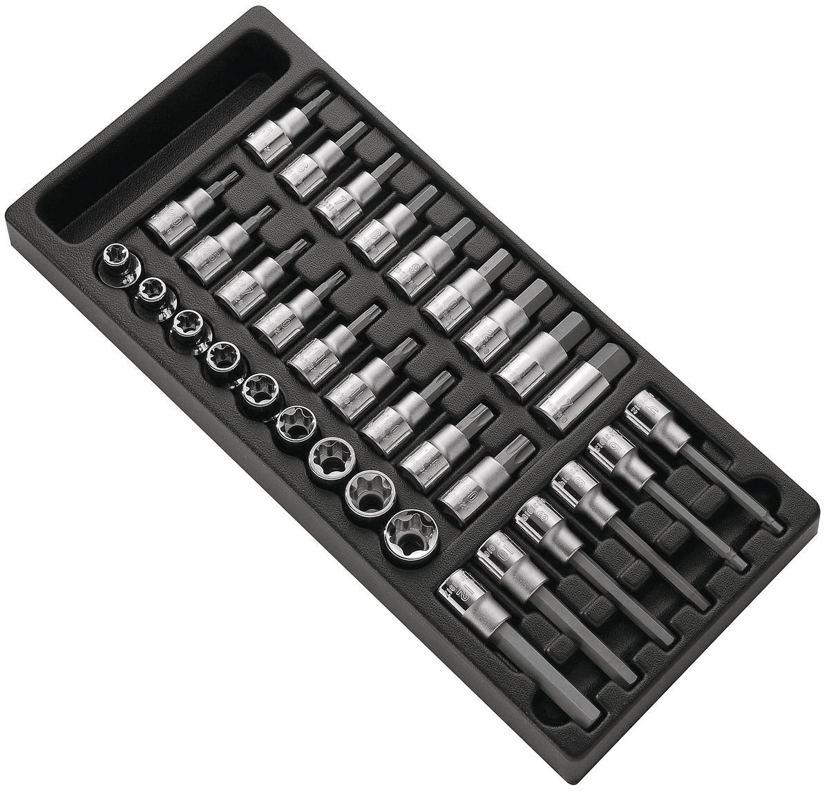 Module de 33 douilles tournevis et Torx® 1/2" Expert