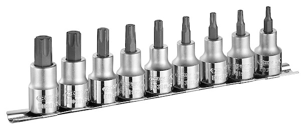 Jeu de 9 douilles tournevis Torx 1/2" Expert
