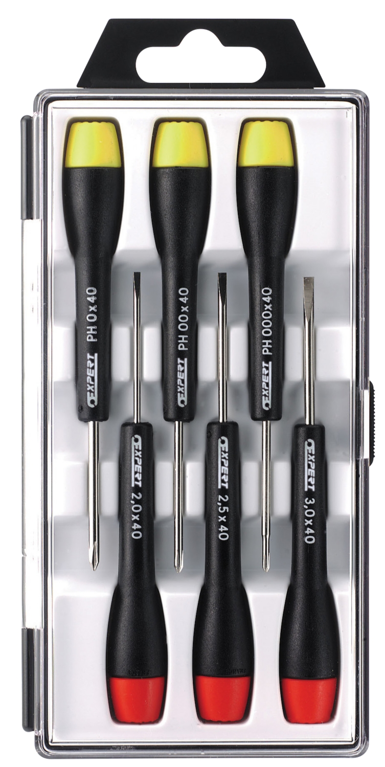 Jeu de 6 tournevis Micro-Tech Expert