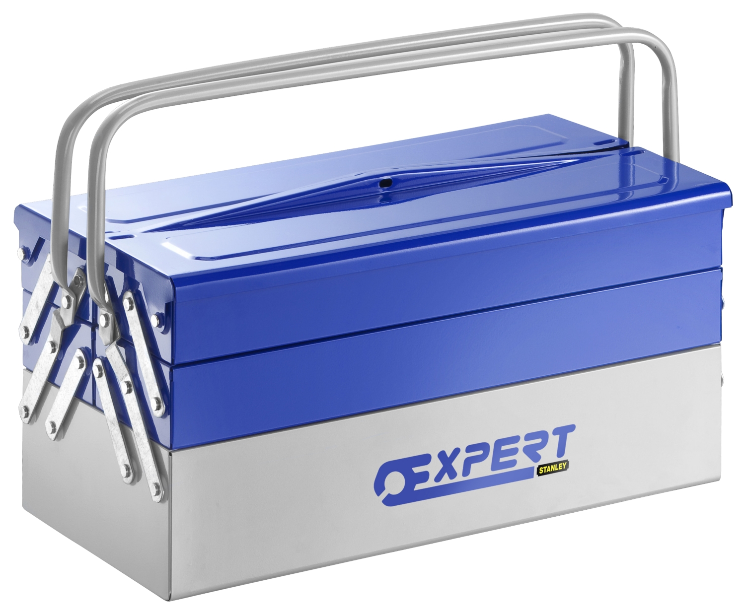 Boîte à outils métallique 5 cases 450 mm