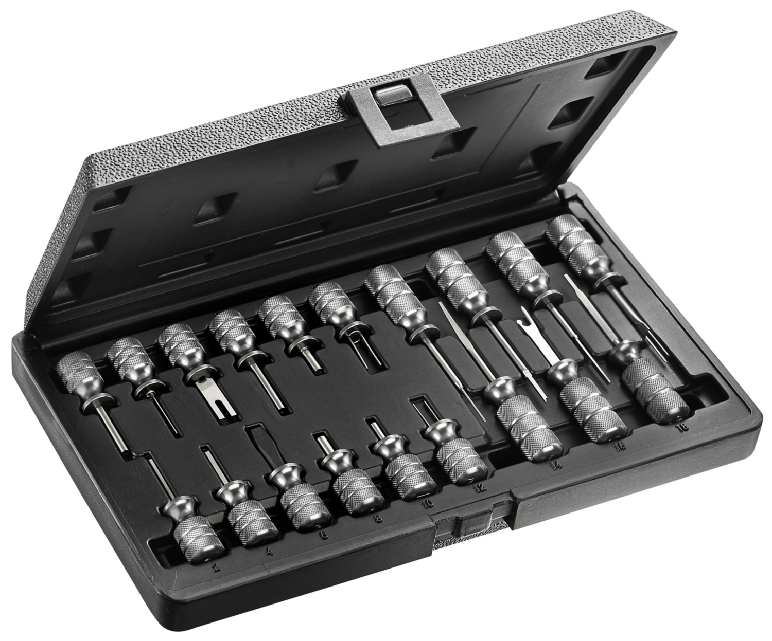 Jeu de 19 outils pour extraction de fiches de connecteurs Expert