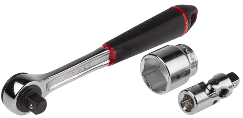  Coffret douilles 1/2" 6 pans métrique - 26 pièces - 8 - 32 mm S.161-4P6PB 