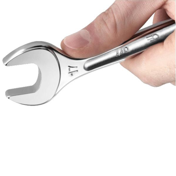 Jeu De 10 Clés Mixtes Miniatures 4-11 Mm - Chrome Vanadium - Pour Espaces Serrés