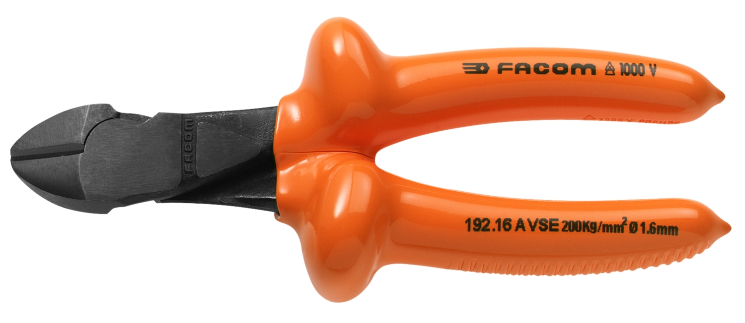  Pince coupante diagonale pour fil dur isolées 1000 V 192.AVSE 