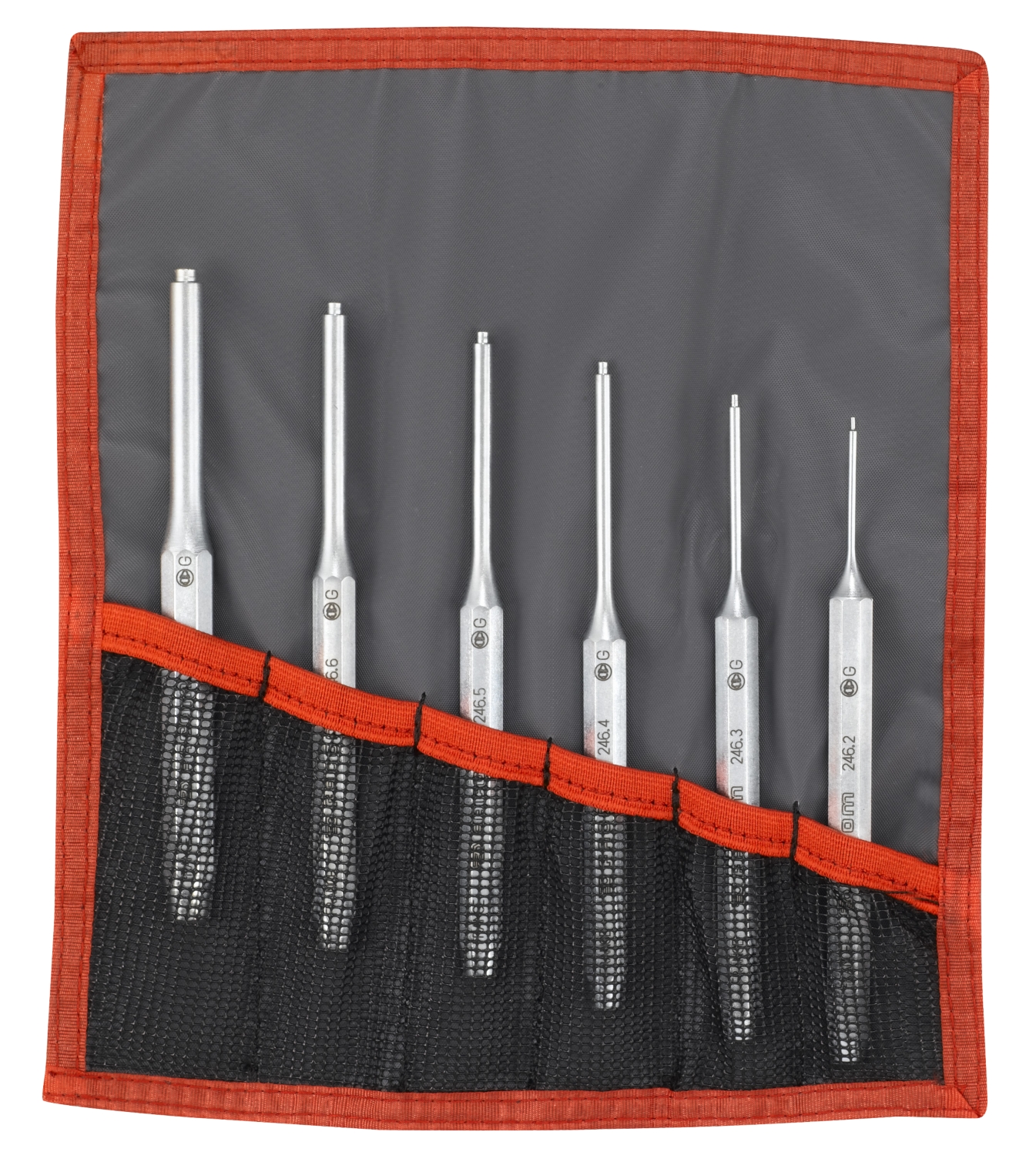 Jeu de 6 chasse-goupilles en trousse 246.JT6 Facom