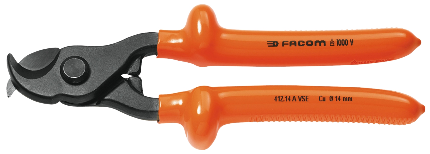 Coupe-câble isolés 1000 V cuivre/alu 412.14AVSE Facom