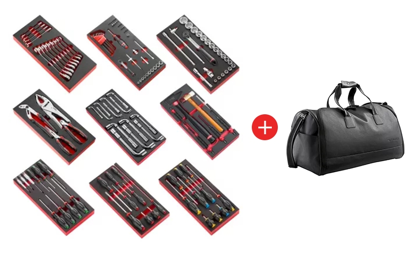 Composition 9 modules 101 outils + sac de voyage offert