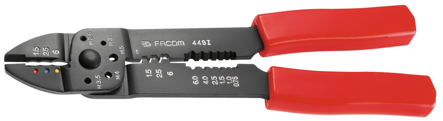 Pince à sertir standard pour cosses pré-isolées 449BPB Facom