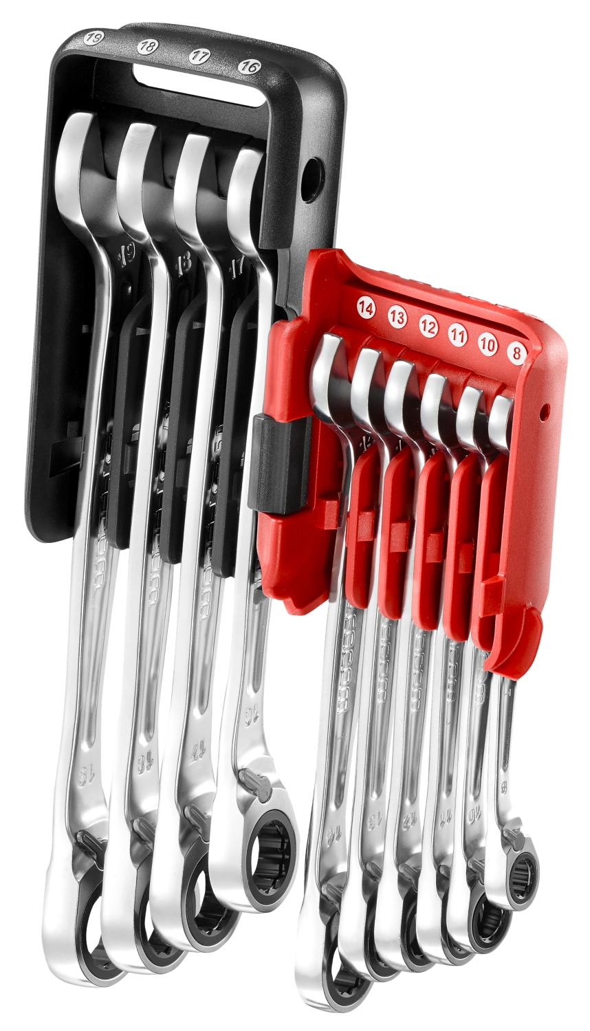  Jeu de 10 clés mixtes à fourche à cliquet métrique 467BR.JP10PB 