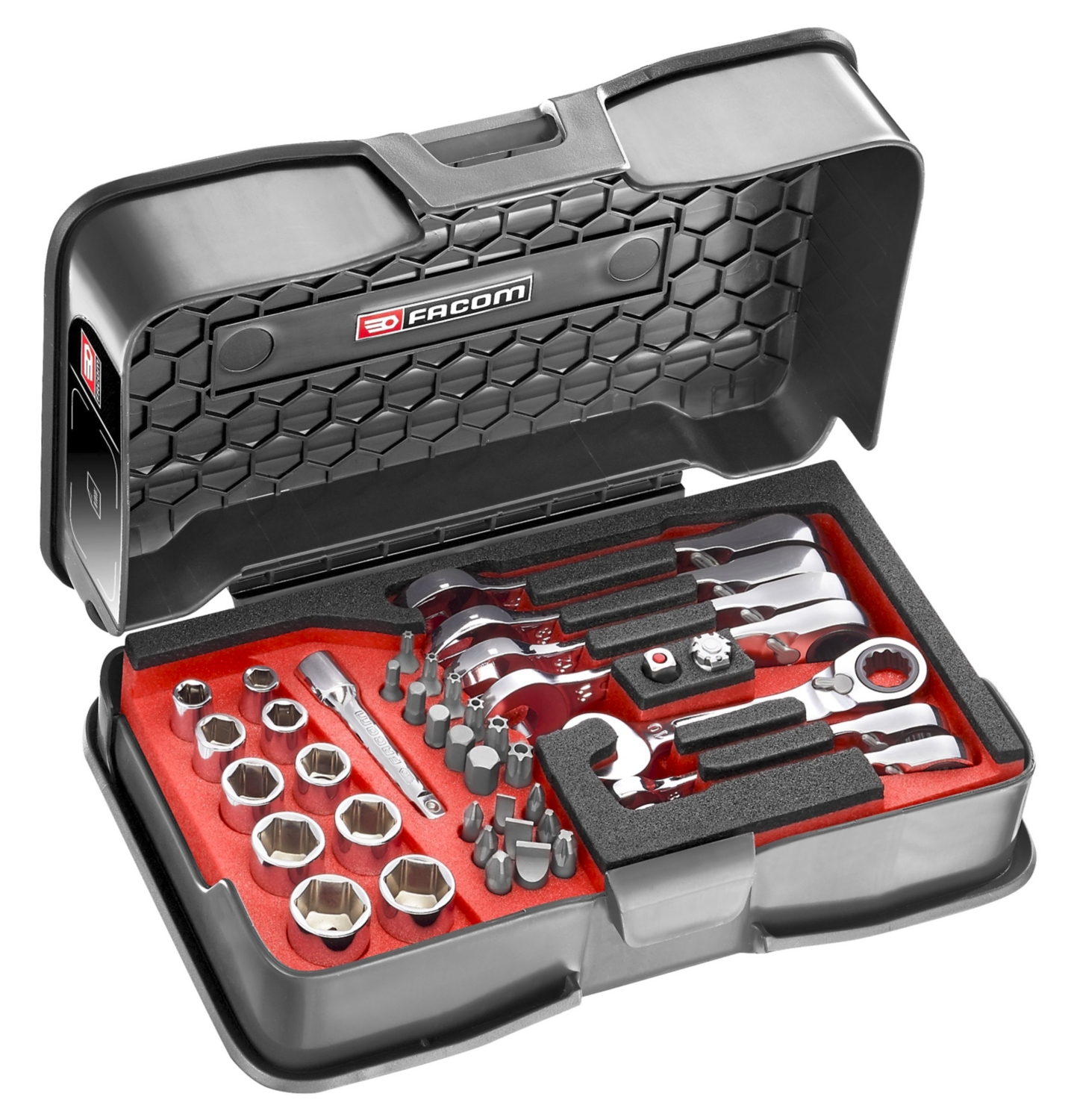  Coffret multi-serrage à cliquet ultra compact métriques - 467BS.BOX 467BS.BOXPB 