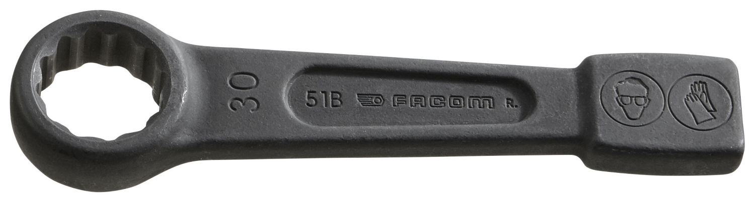 Clé polygonale à frapper métrique Facom
