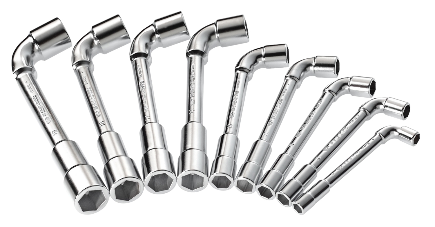  Jeu de 9 clés à pipe débouchées 75.J9PB 