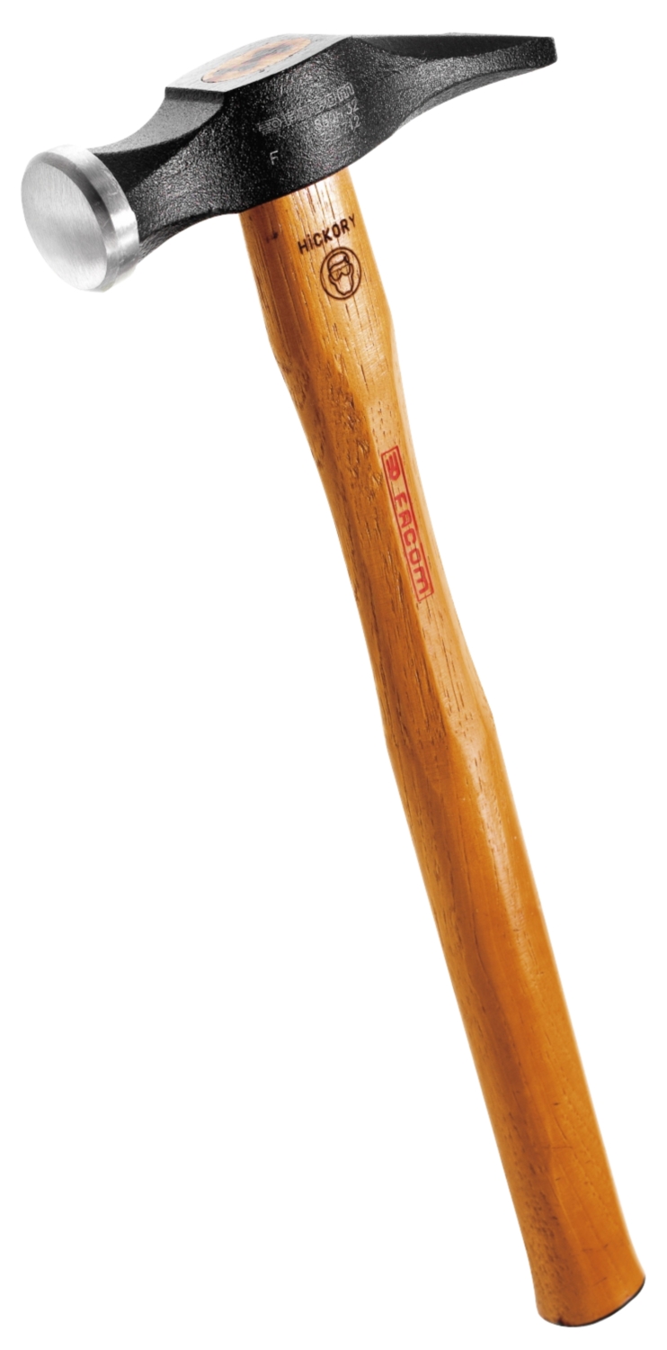 Marteau à garnir tête ronde manche bois Facom
