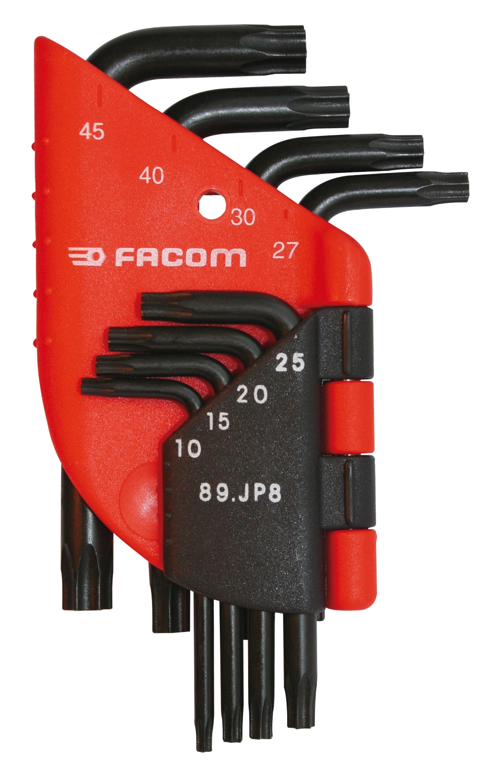 89.JP8A - Facom] Jeu de 8 clés mâles coudées Torx - T20