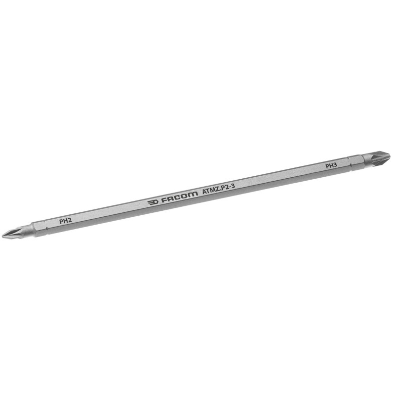 Lame réversible 1/4" Phillips PH2 - PH3 Facom