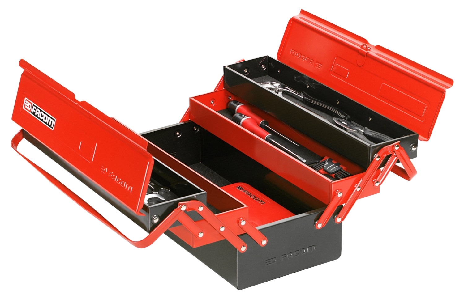  Boîte à outils métallique 5 cases 