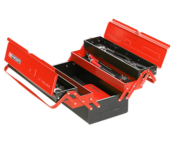 Boîte à outils métallique 5 cases Facom