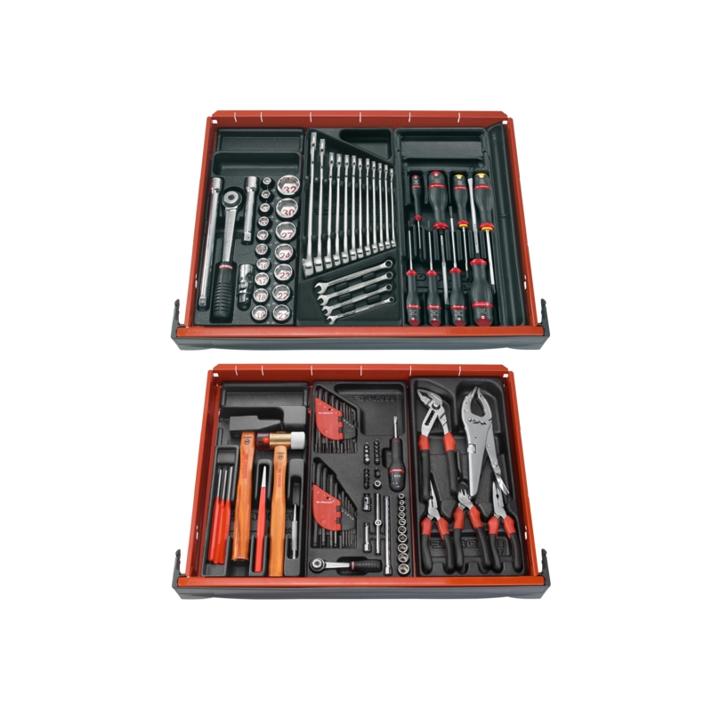 Composition d'outillage - 6 modules - 2 tiroirs - sans servante Facom