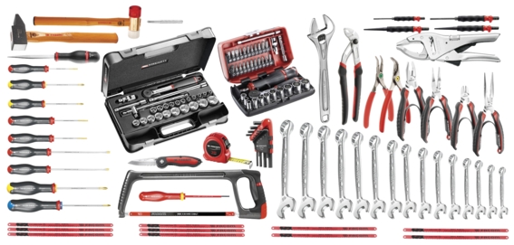 Sélection maintenance industrielle 126 outils Facom