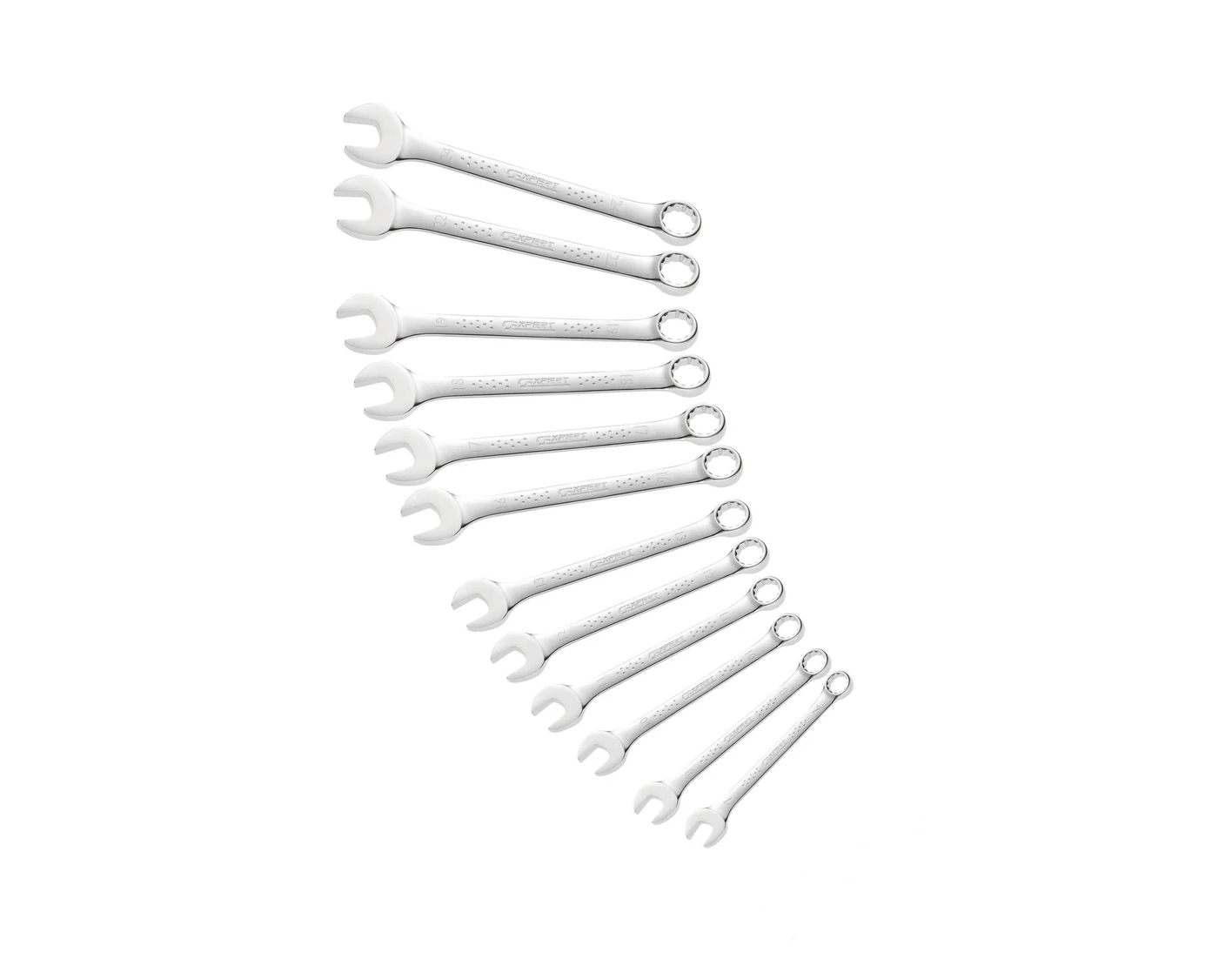 Jeu de 12 clés mixtes de 7 à 24 mm avec pochettes en vinyle