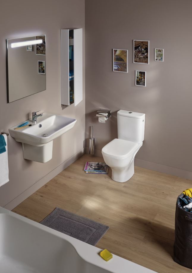 Pack WC complet Struktura sans bride - Sortie horizontale Jacob Delafon