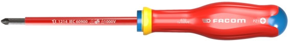  Tournevis protwist pour vis cruciforme Pozidriv - Isolé 1000 V - ATD.TVE 
