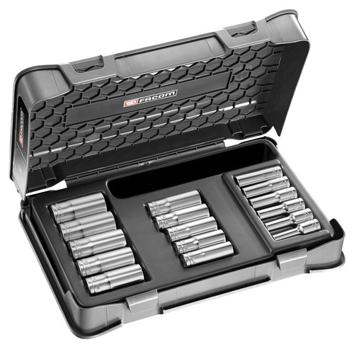 J - Jeu de douilles 3/8" en coffret J.404 Facom