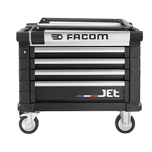 Coffre roulant JETM3 4 tiroirs - 3 modules par tiroir Facom