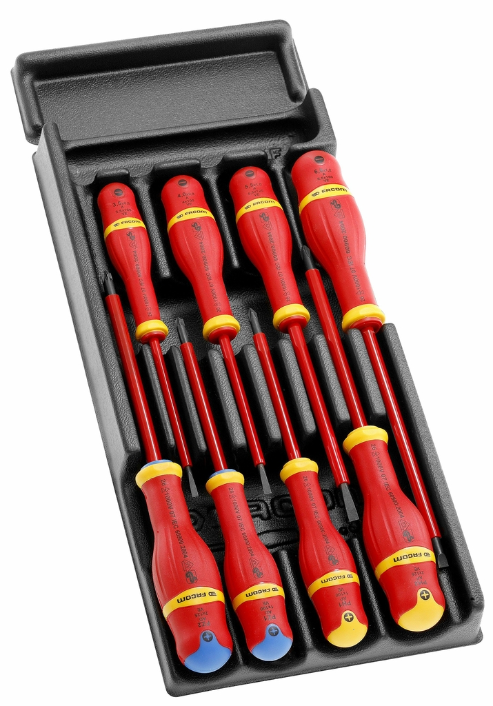 Servante 6 tiroirs ROLL M3 Rouge + composition 69 outils - ROLL.CONTACTPF  Facom 