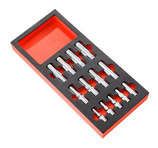 Module mousse douilles longues 6 pans métriques MODM.HLAPB Facom