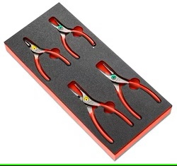 Module mousse de 4 pinces pour circlip MODM.PCSN Facom